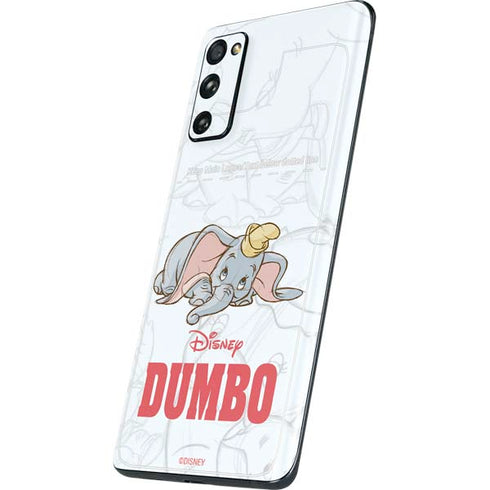 Disney Dumbo Classic sketched portrait Galaxy S20 Fan Edition Skin